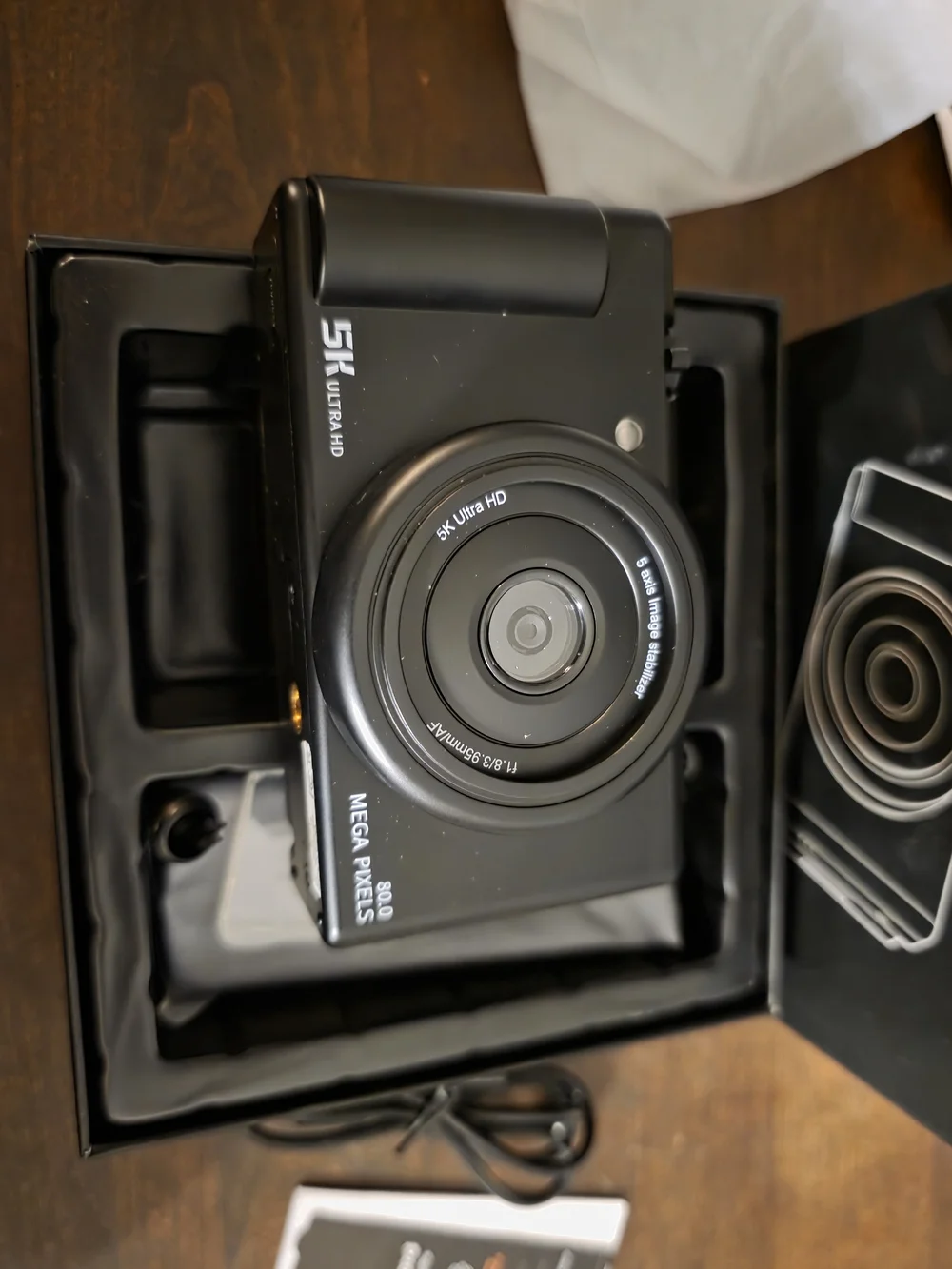 Black Digital Camera - Compact Travel Camera